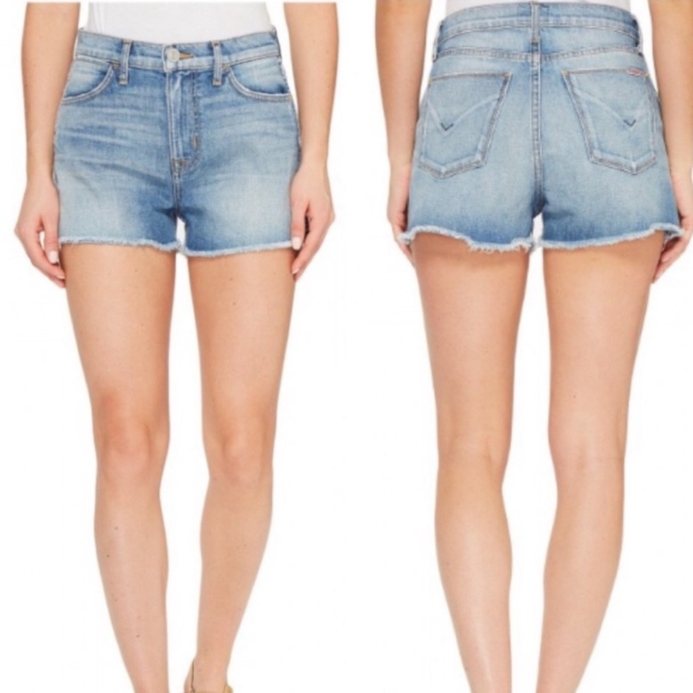 Hudson Soko Denim Jean High Rise Shorts Size 26
